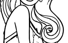Barbie Face Coloring Page Wecoloringpage