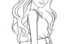 Beautiful Girl Coloring Pages Download And Print Beautiful Girl