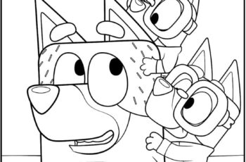 Bluey Coloring Pages Printable