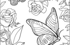 Butterfly Coloring Pages For Adults Best Coloring Pages For Kids