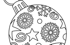 Christmas Ornament Coloring Pages Best Coloring Pages For Kids