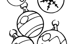 Christmas Ornament Coloring Pages Best Coloring Pages For Kids