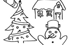 Coloring Pages Christmas Snowman Coloring Pages Free And Printable
