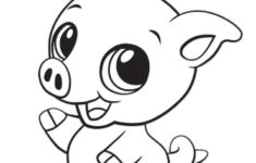 Coloring Pages Cute Baby Animals Coloring Home