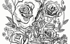 Cool Flower Coloring Pages For Adults Coloring Home