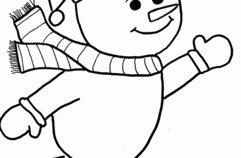 Snowman Coloring Pages Printable
