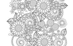 Flower Coloring Pages For Adults Best Coloring Pages For Kids