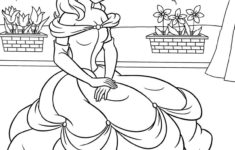 Free Printable Belle Coloring Pages For Kids