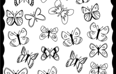 Free Printable Butterfly Coloring Page Ausdruckbare Ausmalseite