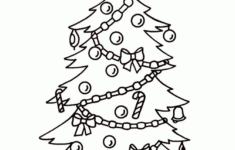 Free Printable Christmas Tree Coloring Pages For Kids