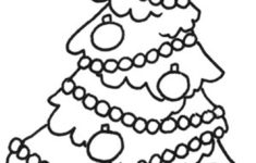 Free Printable Christmas Tree Coloring Pages For Kids