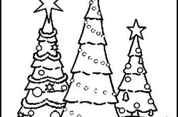 Christmas Tree Coloring Pages Printable