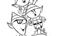 Free Printable Elf Coloring Pages For Kids