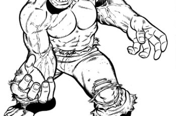 Hulk Coloring Pages Printable