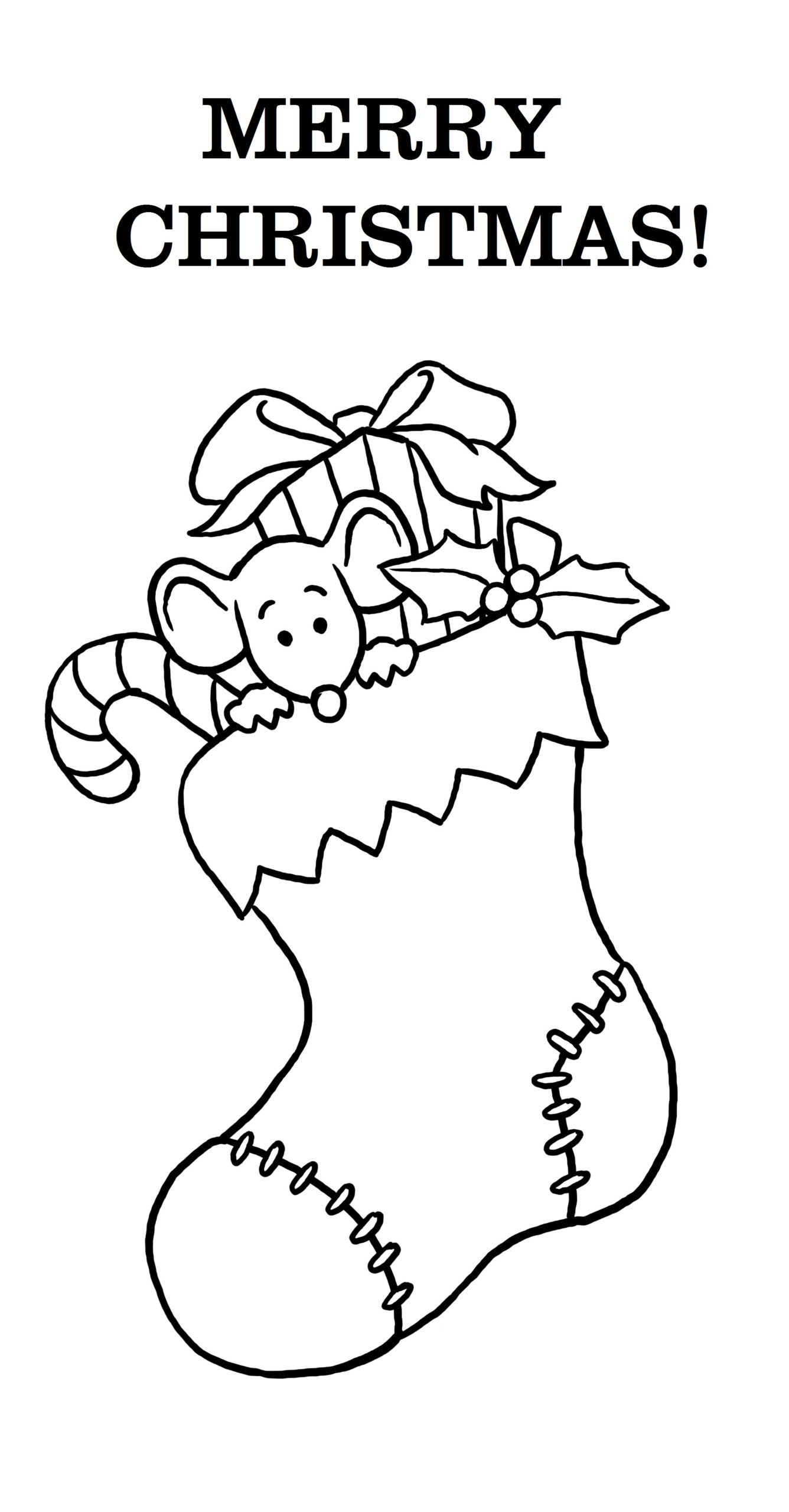 Free Christmas Coloring Pictures Pdf