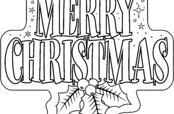 Free Printable Coloring Pages Merry Christmas