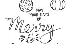 Free Printable Merry Christmas Coloring Pages