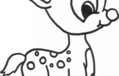 Free Printable Reindeer Coloring Pages For Kids