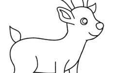 Free Printable Reindeer Coloring Pages For Kids