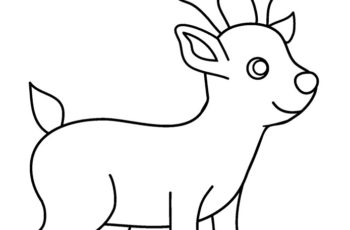 Reindeer Coloring Pages Printable
