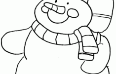 Free Printable Snowman Coloring Pages For Kids
