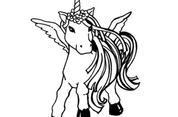 Printable Unicorn Coloring Pages