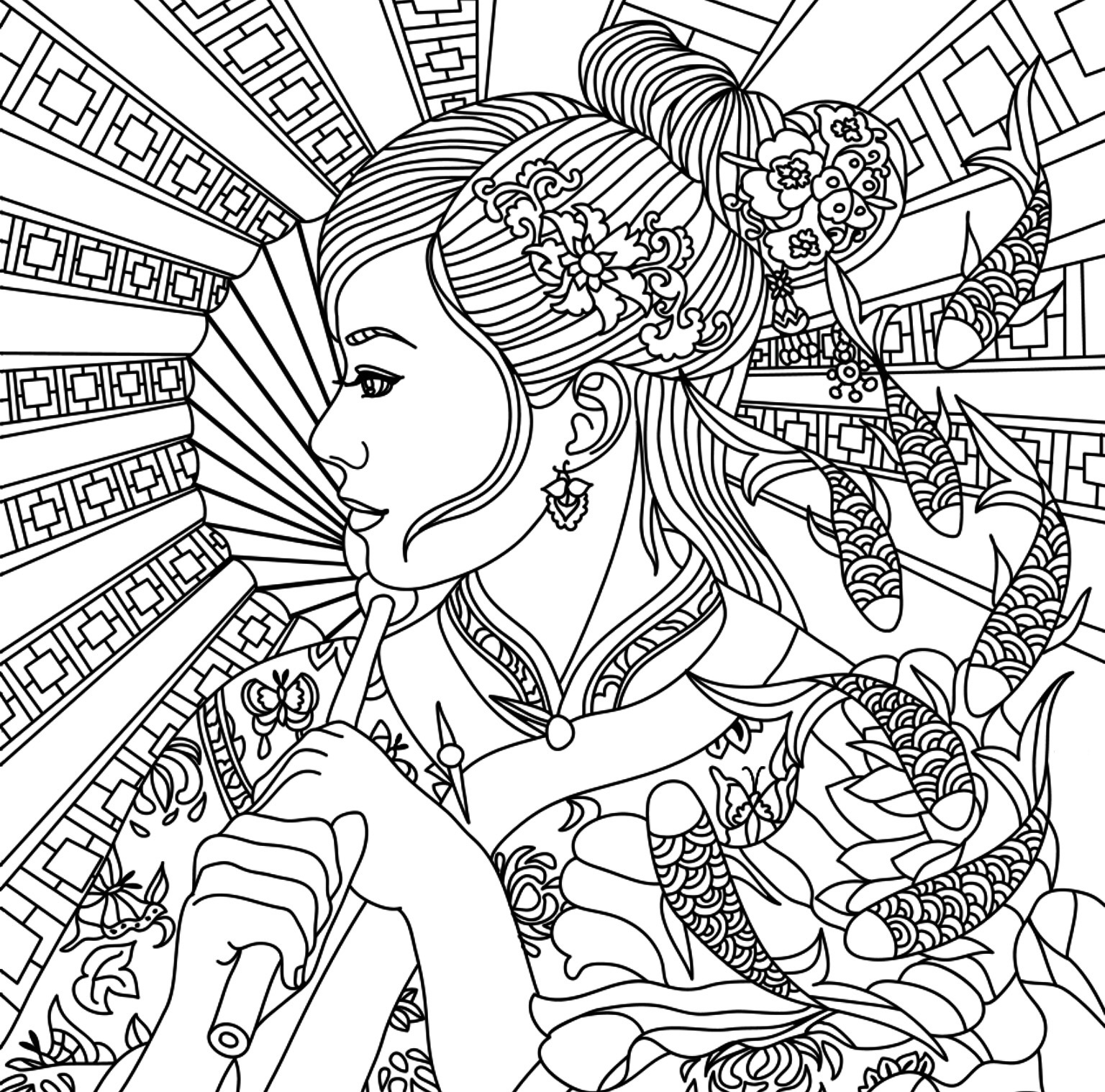 Free Full Size Coloring Pages available for printing