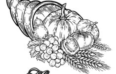 Happy Thanksgiving Thanksgiving Adult Coloring Pages