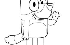 Kids n fun de Malvorlage Bluey Bluey 2