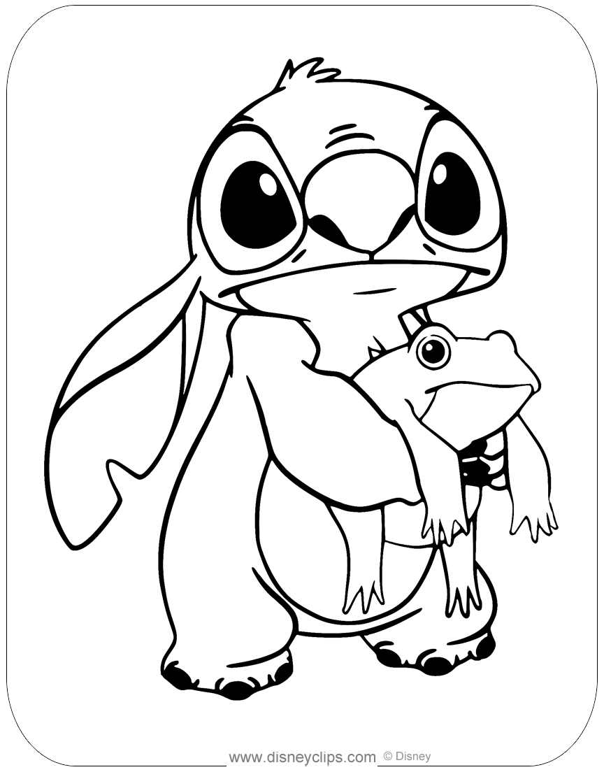 Lilo And Stitch Coloring Pages Disneyclips | Coloring Pages Printable