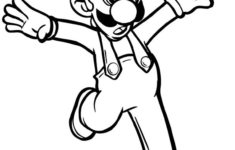 Mario coloring8 Educational Fun Kids Coloring Pages And Preschool