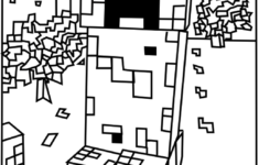 Minecraft creeper2 Coloring Kids Coloring Kids