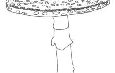 Mushroom Coloring Page Coloring Pages