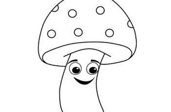 Mushroom Coloring Pages Printable