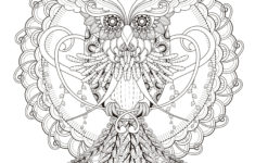 OWL Coloring Pages For Adults Free Detailed Owl Coloring Pages