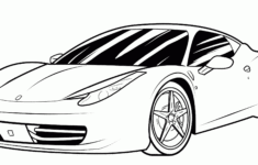 Printable Coloring Pages Of Sports Cars Coloring Home