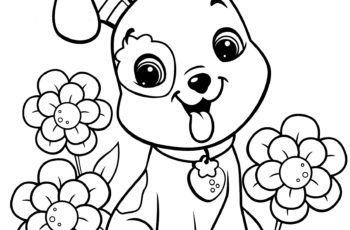 Puppy Coloring Pages Printable