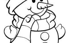 Snowman Printable Coloring Pages