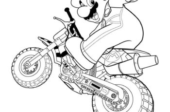 Mario Printable Coloring Pages