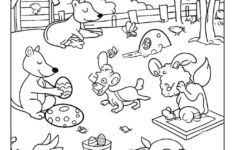 100+ Easter Coloring Pages (Free Pdf To Print) | Woo Coloring for Printable Easter Eggs Hunt Coloring Pages