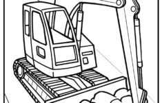 29 New Excavator Coloring Pages (100% Free To Print) regarding Printable Coloring Page Digger With Easter Eggs