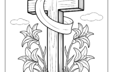 30+ Easter Coloring Pages (Free Printable Pdfs) for Easter Cross Printable Coloring Pages