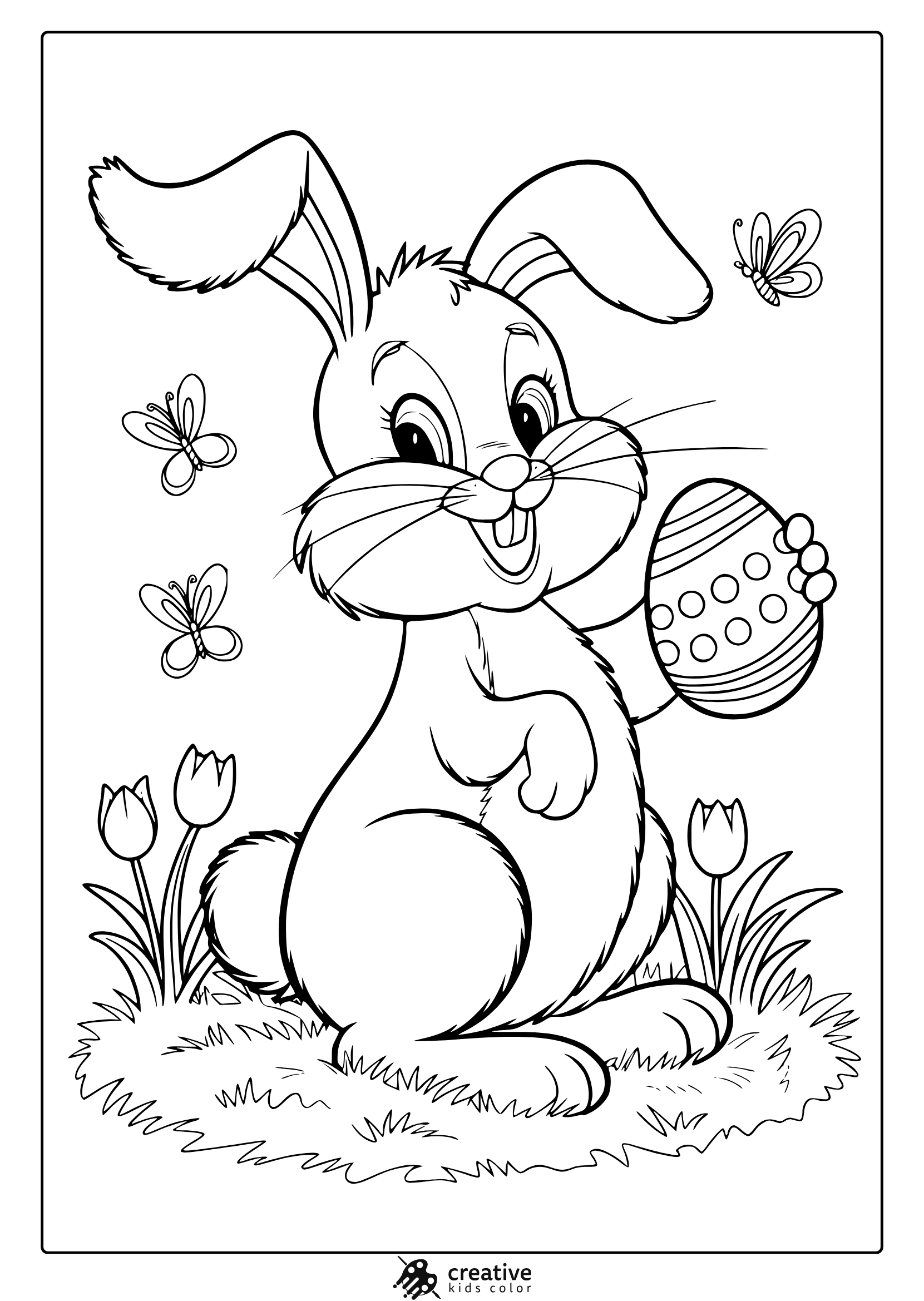 30+ Easter Coloring Pages (Free Printable Pdfs) inside Easter Coloring Pages For Kids Printable