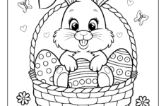 30+ Easter Coloring Pages (Free Printable Pdfs) regarding Cute Easter Bunny Coloring Pages Printable