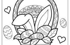 300 Easter Coloring Pages (Free Pdf Printables) pertaining to Easter Color Page Printable