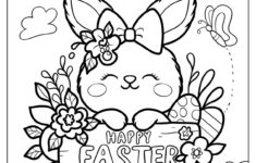 300 Easter Coloring Pages (Free Pdf Printables) pertaining to Easter Printable Coloring Pages Toddlers