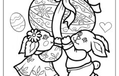 34 Easter Bunny Coloring Pages (Free Pdf Printables) for Easter Chick Coloring Pages Printable Boy and Girl