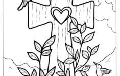 39 Cross Coloring Pages (Free Pdf Printables) in Easter Cross Coloring Pages Printable