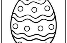 40 Easter Egg Coloring Pages (100% Free Printables) in Free Printable Easter Eggs Coloring Page