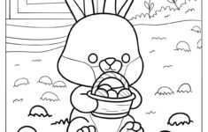 44 Rabbit Coloring Pages (Free Pdf Printables) pertaining to Not Easter Bunny Coloring Pages Printable